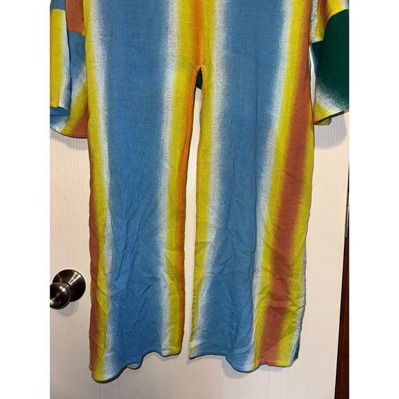 BCBGeneration Kimono Multi Striped Tie Front Size XS /Sm - Picture 9 of 15